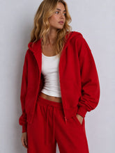 Load image into Gallery viewer, Affirmation Full Zip Set Red
