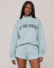 Load image into Gallery viewer, Mock Neck Set Blue
